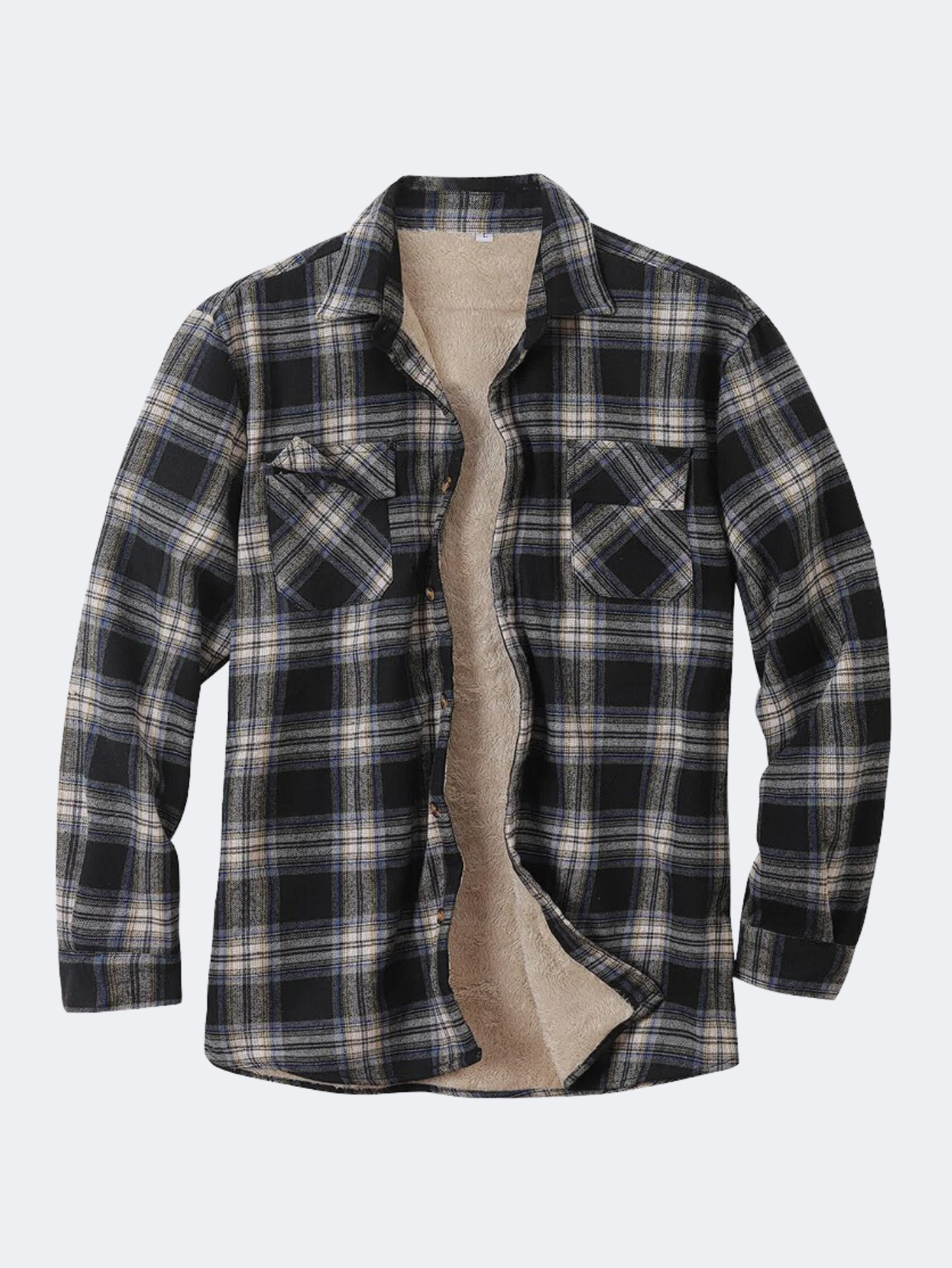 Hardfell | Fashionable check winter jacket for men