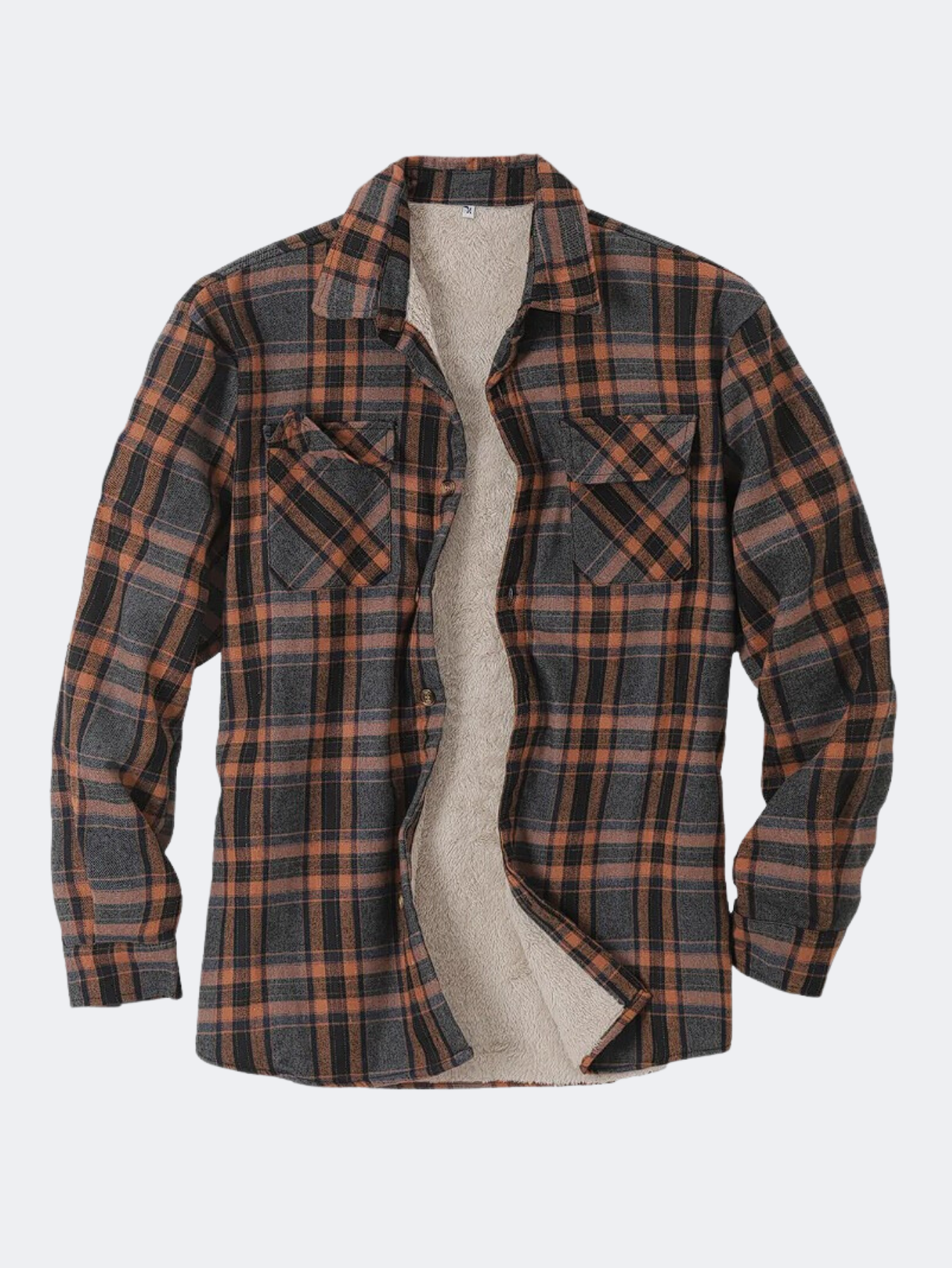 Hardfell | Fashionable check winter jacket for men