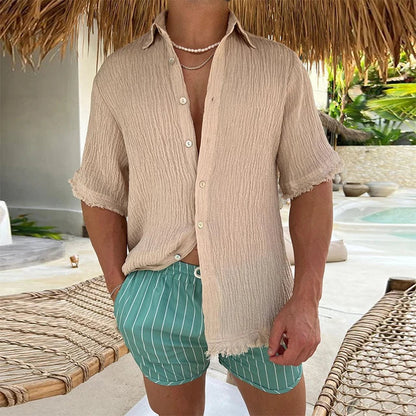 Hardfell | Beige casual shirt