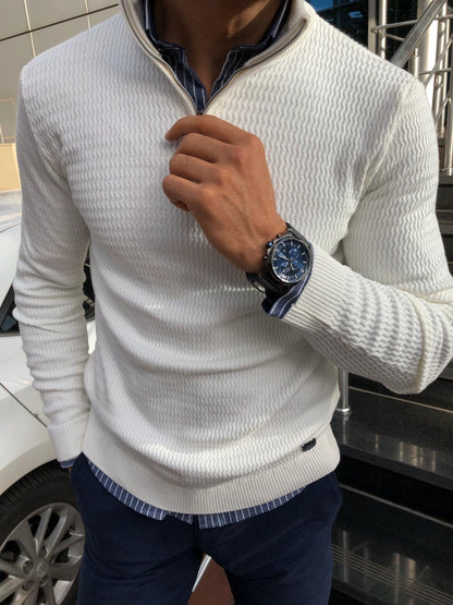 Hardfell | Slim-fit sweater with zipper