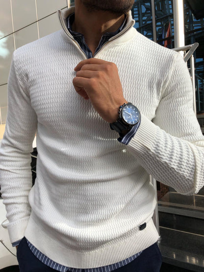 Hardfell | Slim-fit sweater with zipper