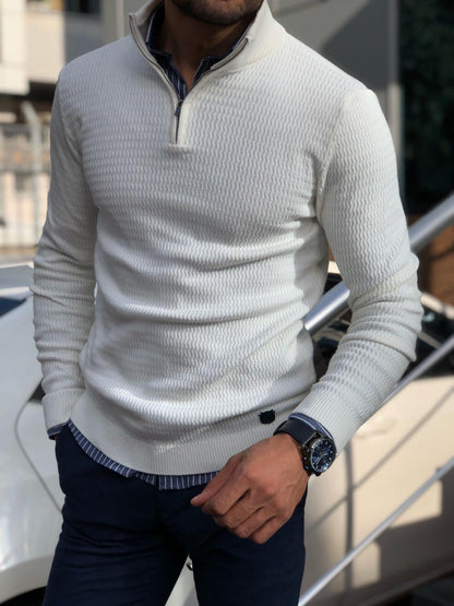 Hardfell | Slim-fit sweater with zipper