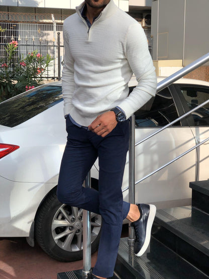 Hardfell | Slim-fit sweater with zipper