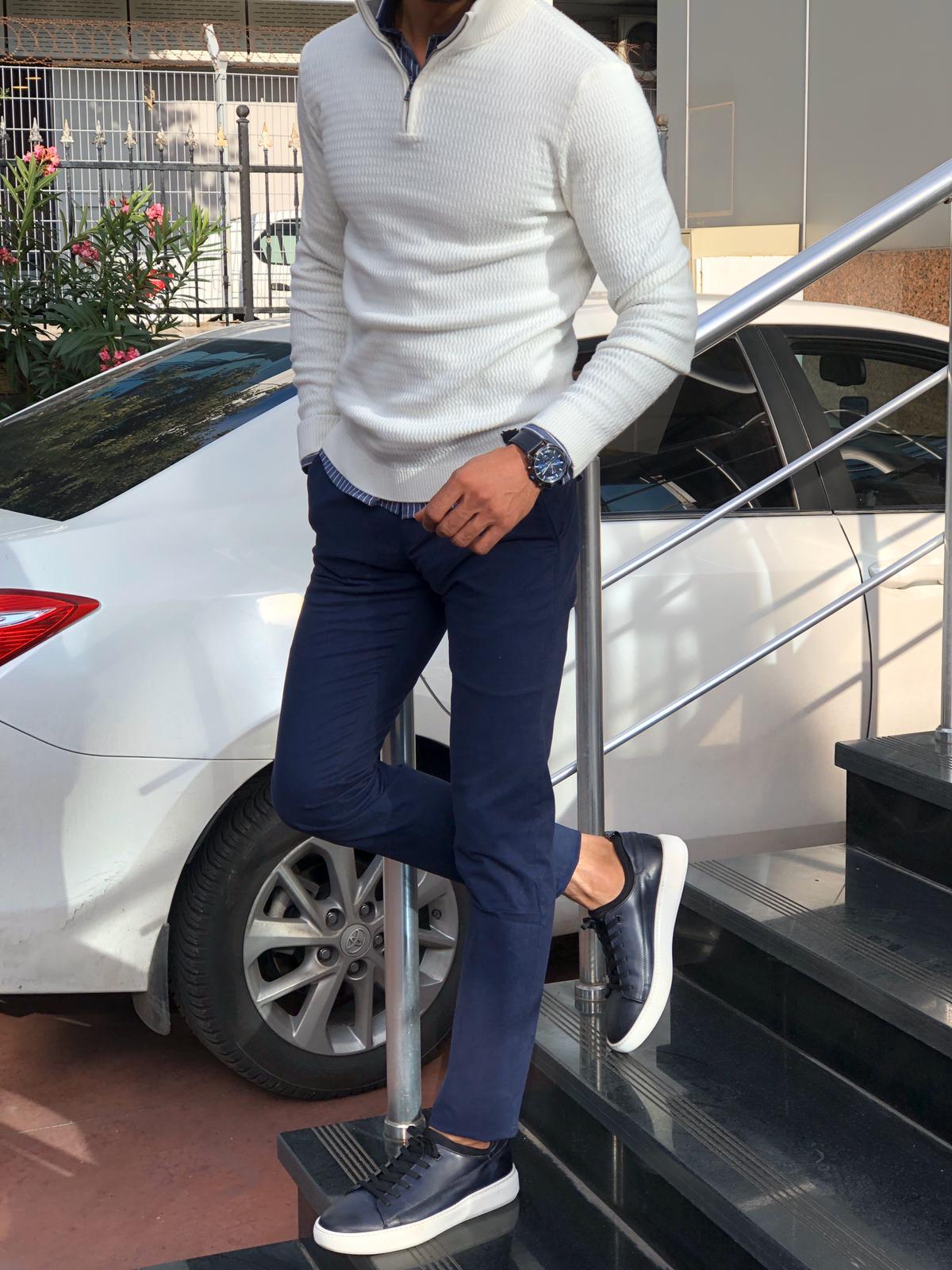 Hardfell | Slim-fit sweater with zipper