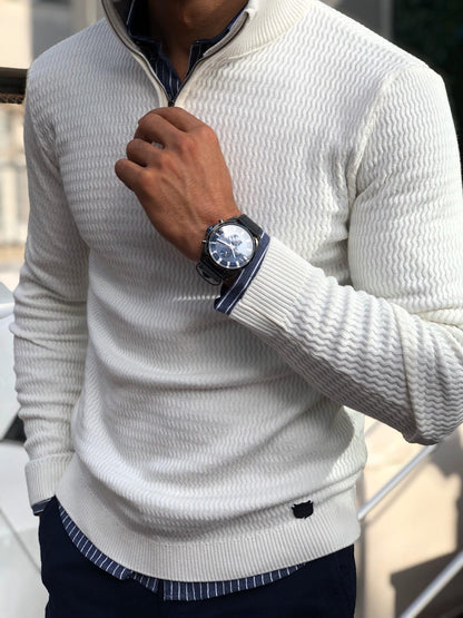 Hardfell | Slim-fit sweater with zipper