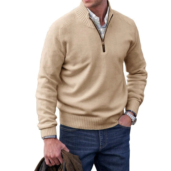 Hardfell | Men's fleece pullover with quarter zipper