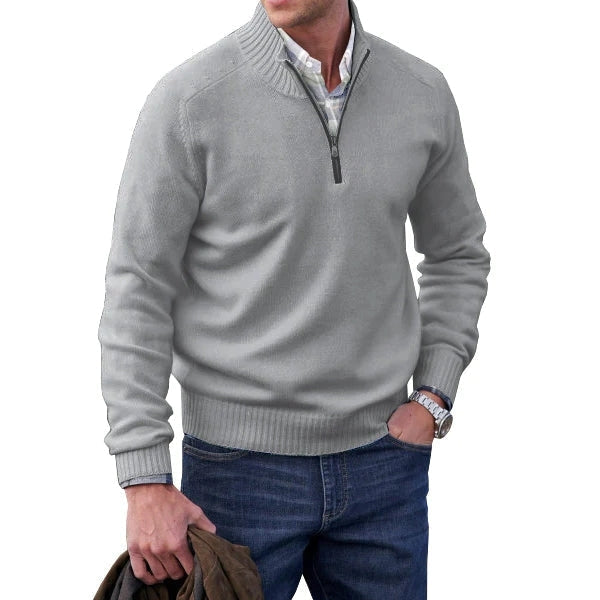 Hardfell | Men's fleece pullover with quarter zipper