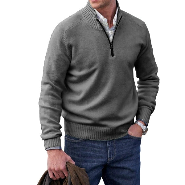 Hardfell | Men's fleece pullover with quarter zipper