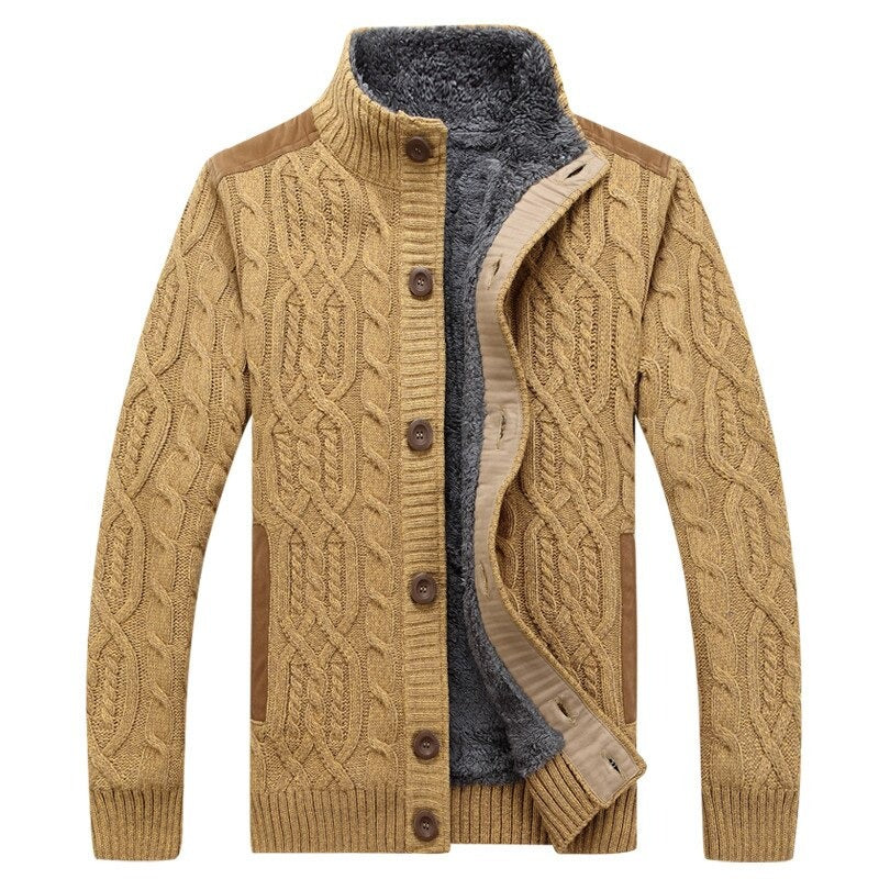 Hardfell | Men's cardigan with plush lining