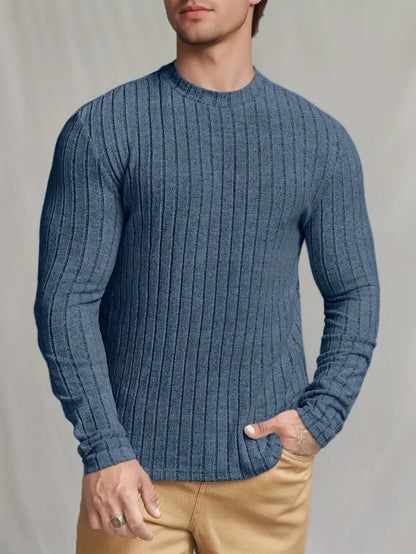 Hardfell | Zephyr - ribbed long sleeve crew neck t-shirt