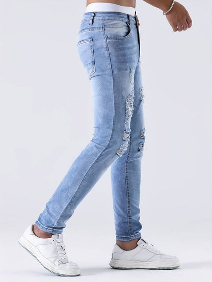 Hardfell | Sebastian - slim-fit jeans with casual rips