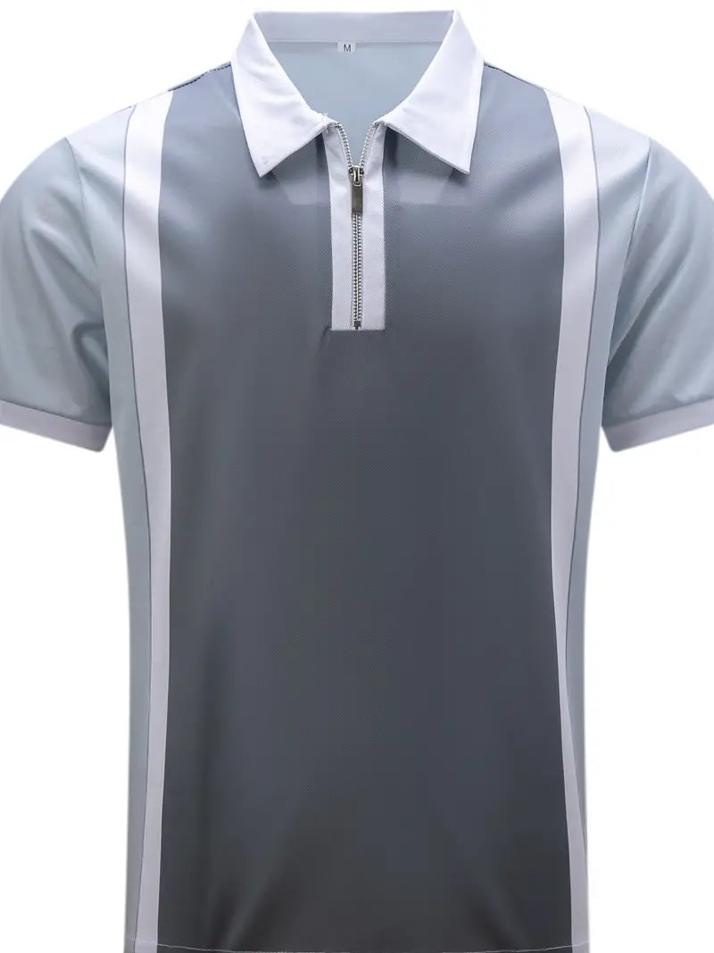 Hardfell | Daniel - casual, short-sleeved top with zipper