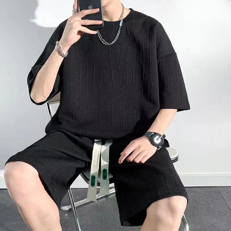 Hardfell | Stephen's LuxeEase comfort-blend T-shirt and shorts set