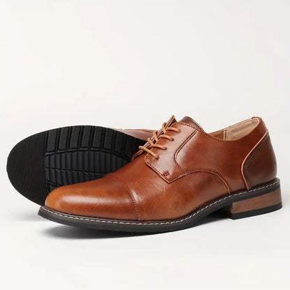 Hardfell | Harrison - solid vintage derby shoes for men