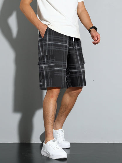 Hardfell | Casual plaid beach shorts