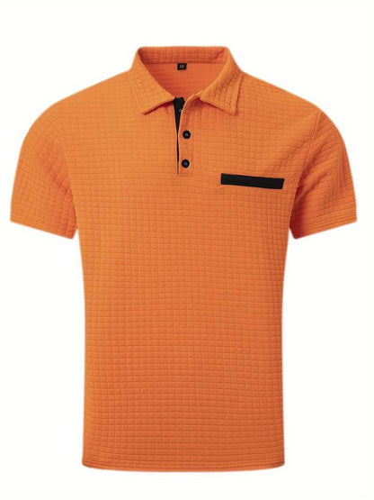 Hardfell | Daniel - short sleeve waffle shirt for men