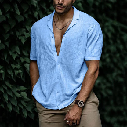Hardfell | Attractive cut meets summer comfort - summery men's linen shirt