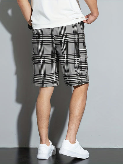 Hardfell | Casual plaid beach shorts