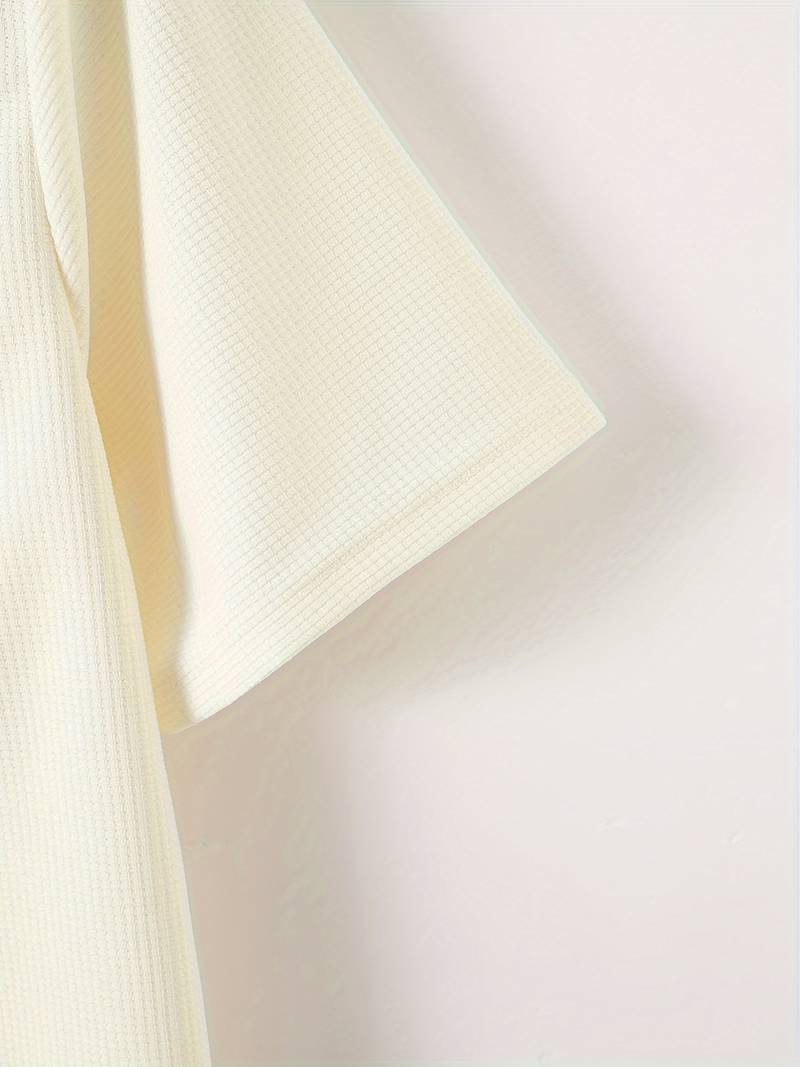 Hardfell | Kevin - casual waffle short sleeve shirt for men