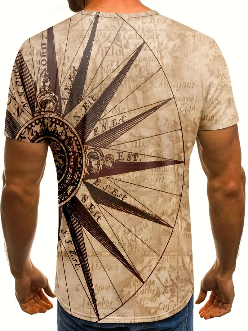 Hardfell | digital compass shirt for men
