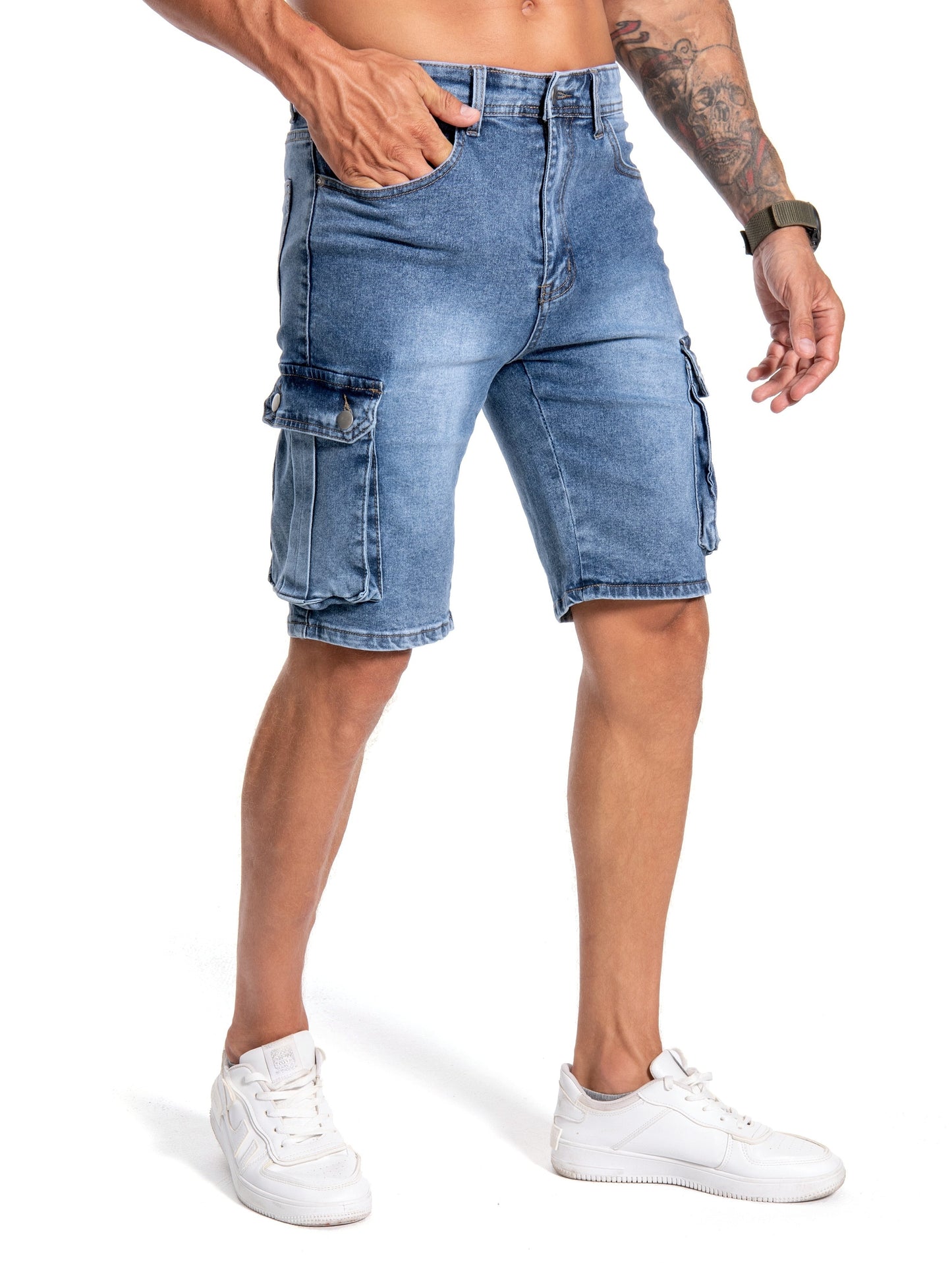 Hardfell | Men's denim shorts: style & functionality