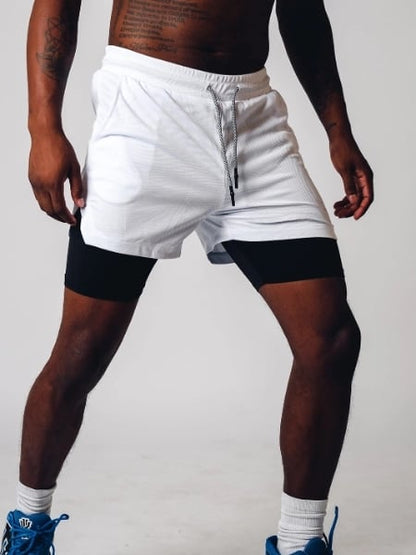 Hardfell | Trendy camouflage shorts with drawstring