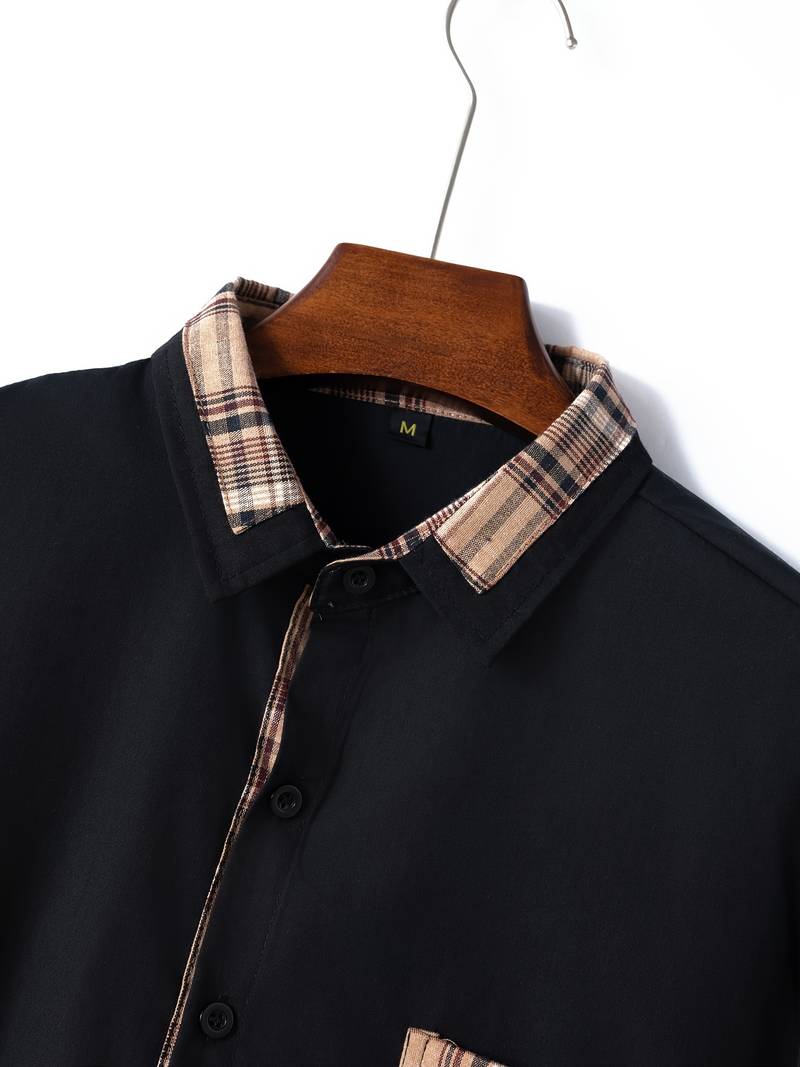Hardfell | Liam - classic long sleeve shirt in check design
