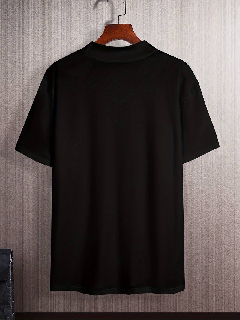 Hardfell | Caleb - elegant t-shirt with high collar