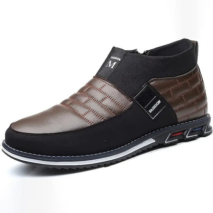 Hardfell | Theodore - trendy plaid slip-on boots for men