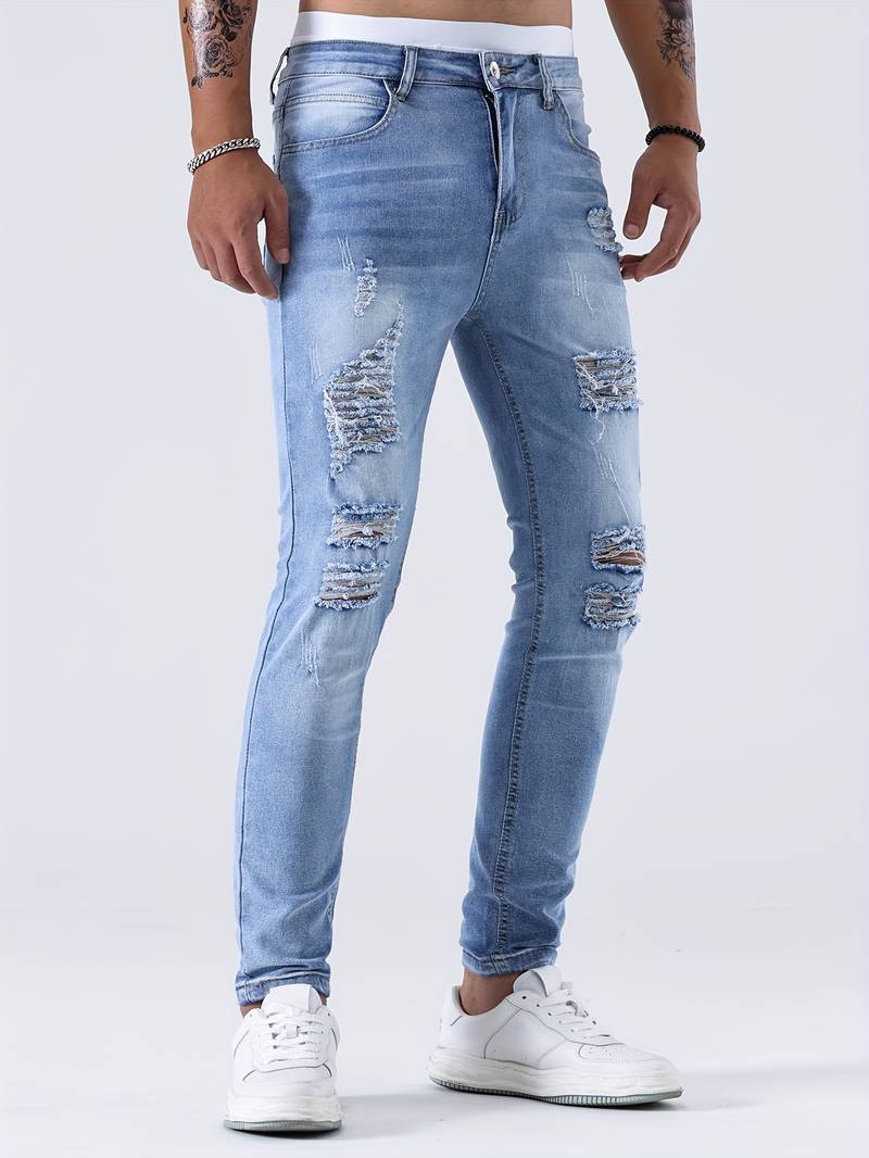 Hardfell | Sebastian - slim-fit jeans with casual rips