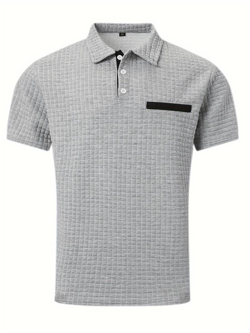 Hardfell | Daniel - short sleeve waffle shirt for men