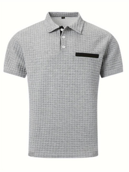 Hardfell | Daniel - short sleeve waffle shirt for men