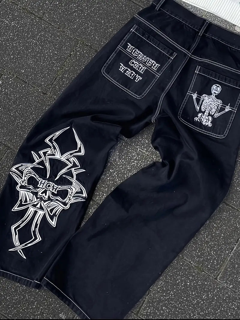 Hardfell | Jackson - casual embroidered jeans for men