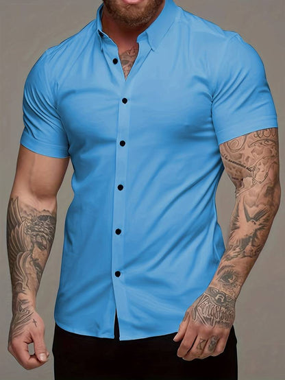 Hardfell | Oliver - casual short sleeve shirt for men