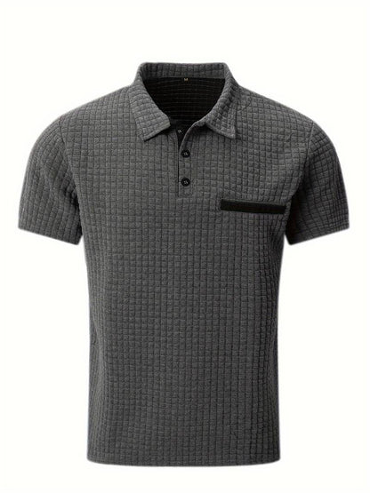 Hardfell | Daniel - short sleeve waffle shirt for men