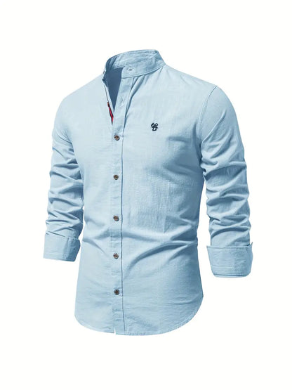 Hardfell | long sleeve shirt with buttons for spring