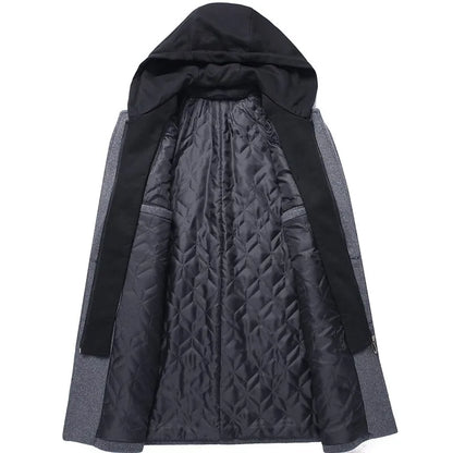 Hardfell | Elegant coat with integrated zipper