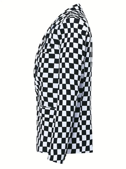 Hardfell | Steven - suit jacket with checkerboard pattern