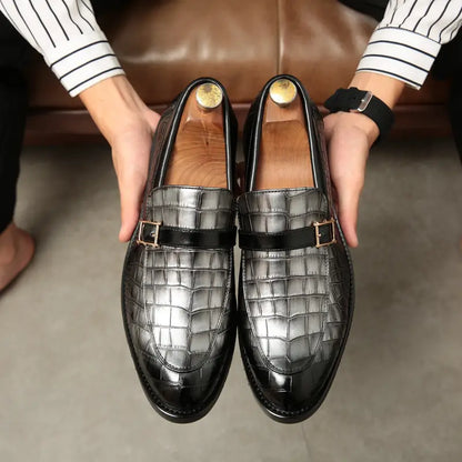 Hardfell | Edward - crocodile design shoes for men