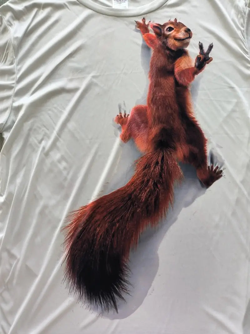 Hardfell | shirt with squirrel pattern for men