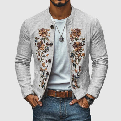 Hardfell | d'Azur linen jacket by Victor Duval