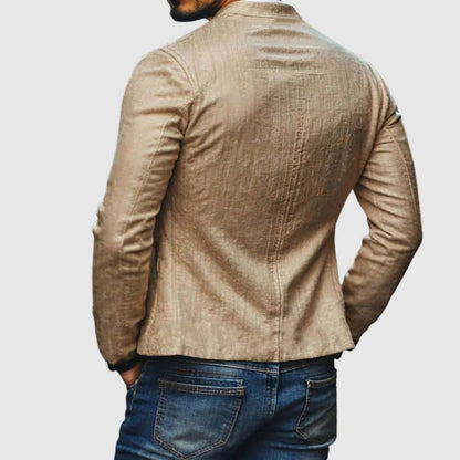 Hardfell | d'Azur linen jacket by Victor Duval