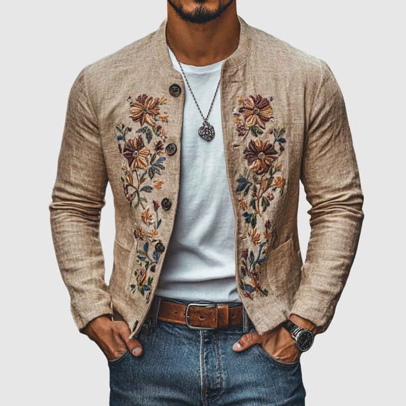 Hardfell | d'Azur linen jacket by Victor Duval