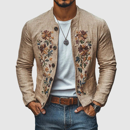 Hardfell | d'Azur linen jacket by Victor Duval