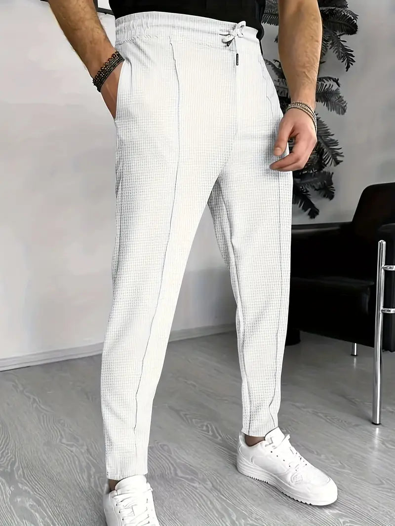 Hardfell | Renzo - men's waffle drawstring sweatpants