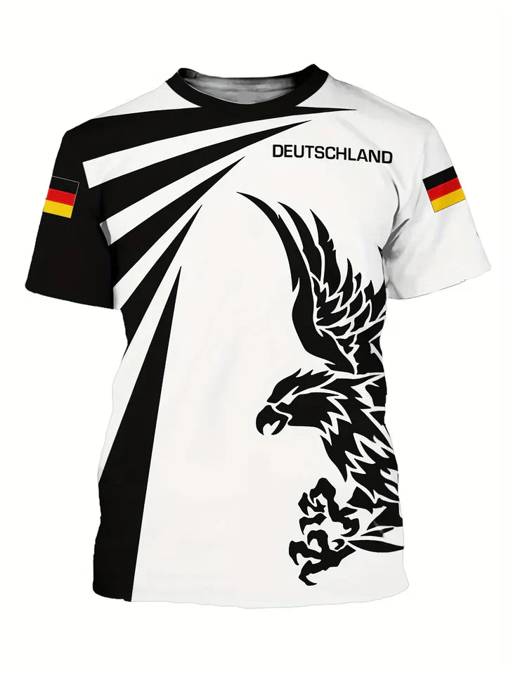 Hardfell | germany euro 2024 men's soccer jersey with eagle print