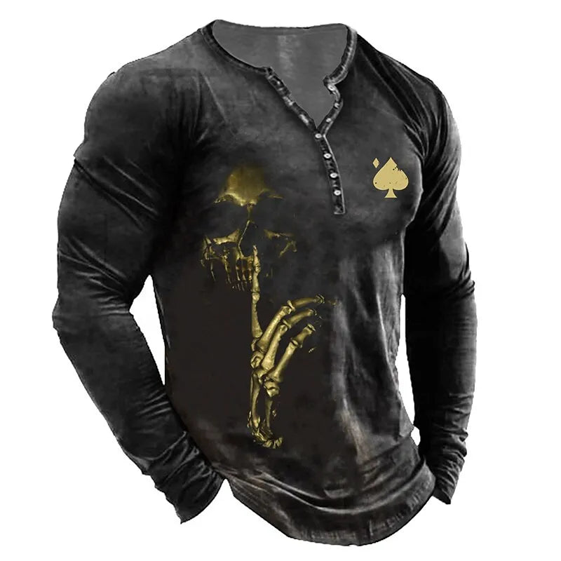 Hardfell | Ezana - graphic skull sweatshirt for men