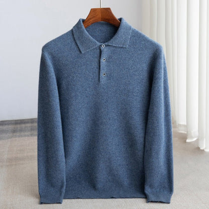Hardfell | Clark knitted polo sweater