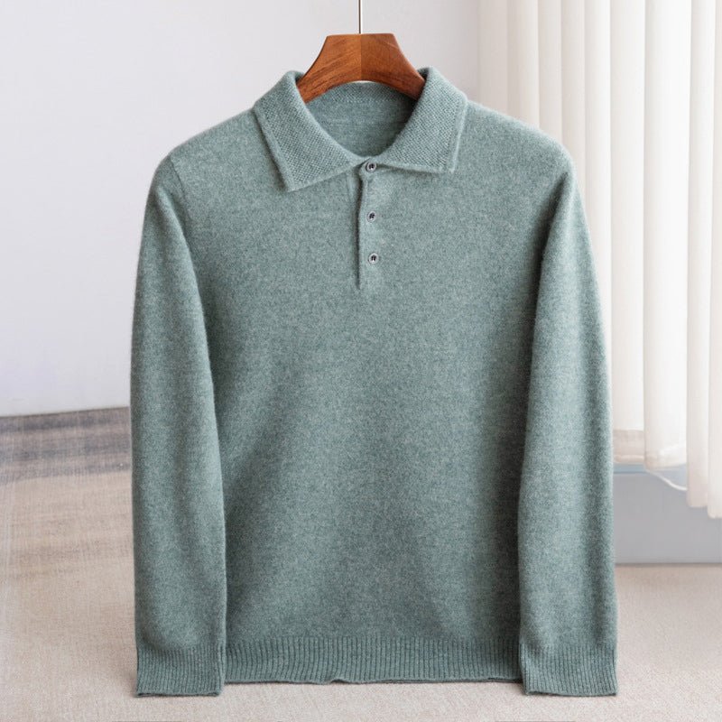 Hardfell | Clark knitted polo sweater