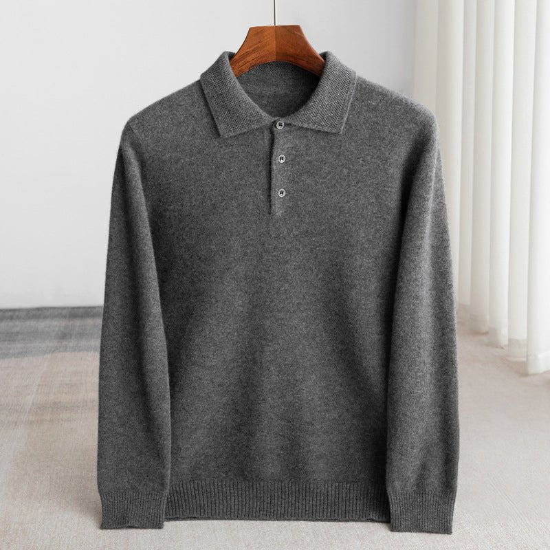 Hardfell | Clark knitted polo sweater